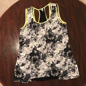 Studio Y Lace Back Floral Tank Top